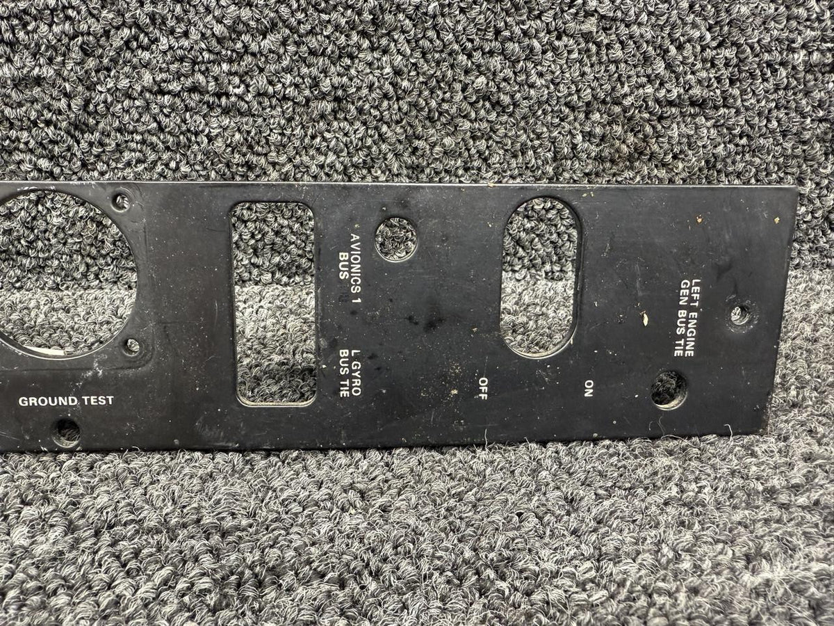 Piper Aircraft Parts 80477-002 Piper PA-31T Electroluminescent Lower Switch Panel Cover