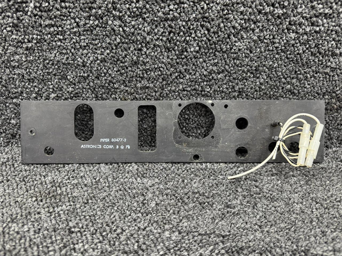 Piper Aircraft Parts 80477-002 Piper PA-31T Electroluminescent Lower Switch Panel Cover