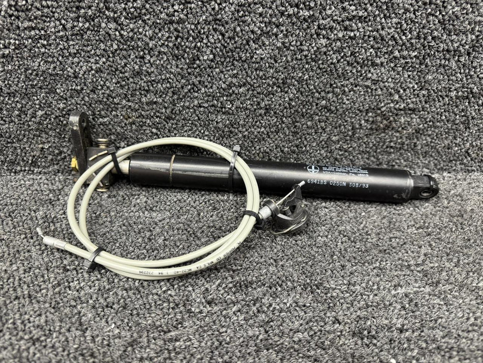 Stabilus 6941BS Stabilus Bloc-O-Lift Seat Locking Gas Spring with Cable (Broken Fitting)