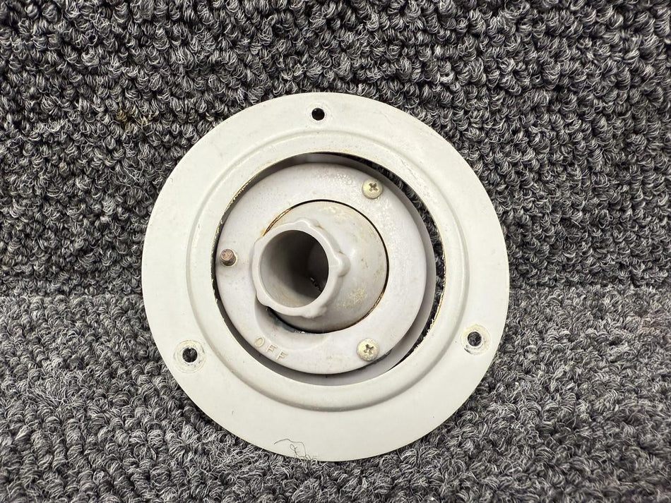 Piper Aircraft Parts 19380-005 (Use: 30957-000) Piper PA23-250 Vent Nozzle Assembly (No Knob)