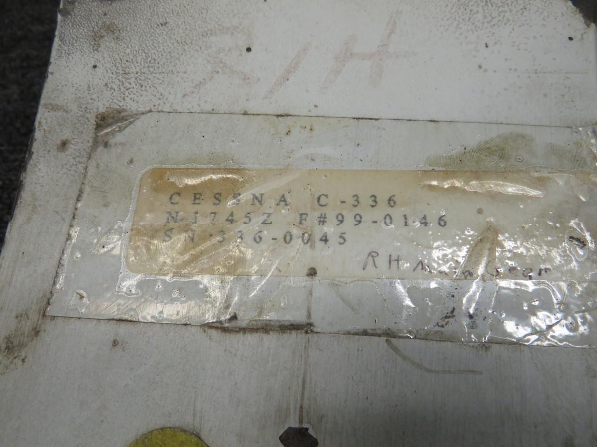 Cessna Aircraft Parts 1441000-4 Cessna 336 Main Landing Gear Spring Assembly RH (Worn, Rusted)