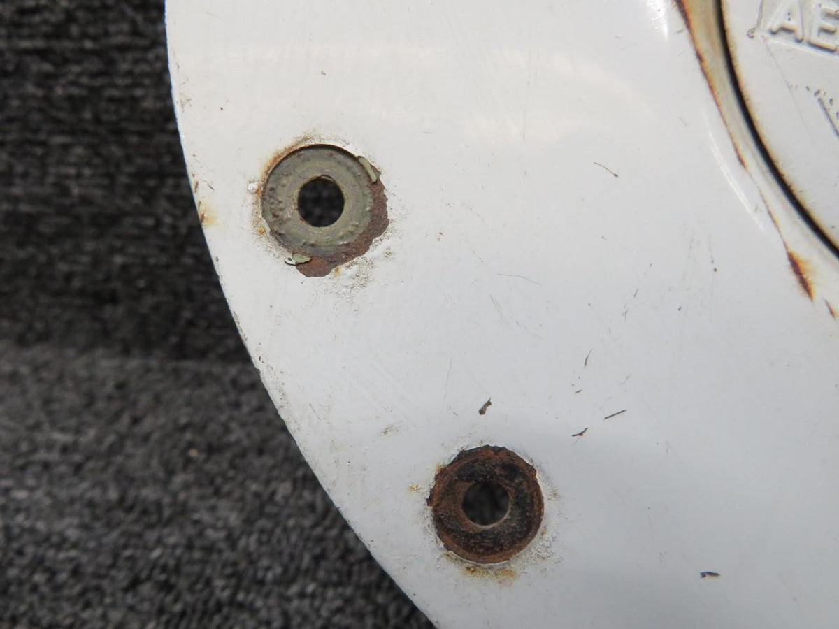 Cessna Aircraft Parts 0823410-9 Cessna 401 Shaw Aero Fuel Cap and Filter Assembly (Worn, Rusted)