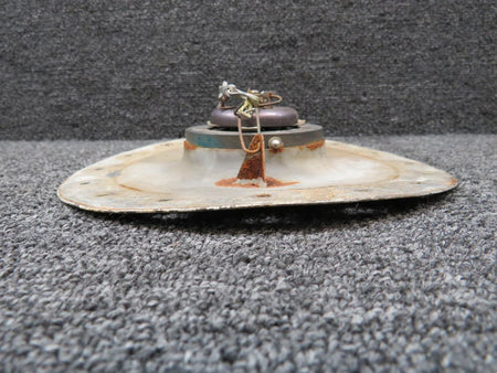 Cessna Aircraft Parts 0823410-9 Cessna 401 Shaw Aero Fuel Cap and Filter Assembly (Worn, Rusted)