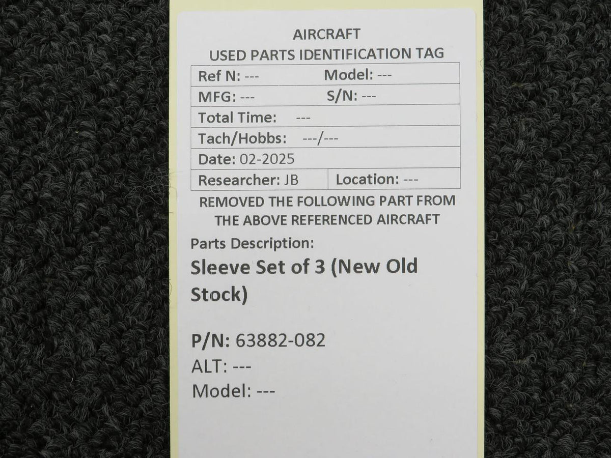 No Brand 63882-082 Sleeve Set of 3 (New Old Stock)