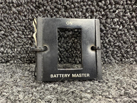 Piper Aircraft Parts 49772-002 Piper PA-31T Electroluminescent Battery Master Placard