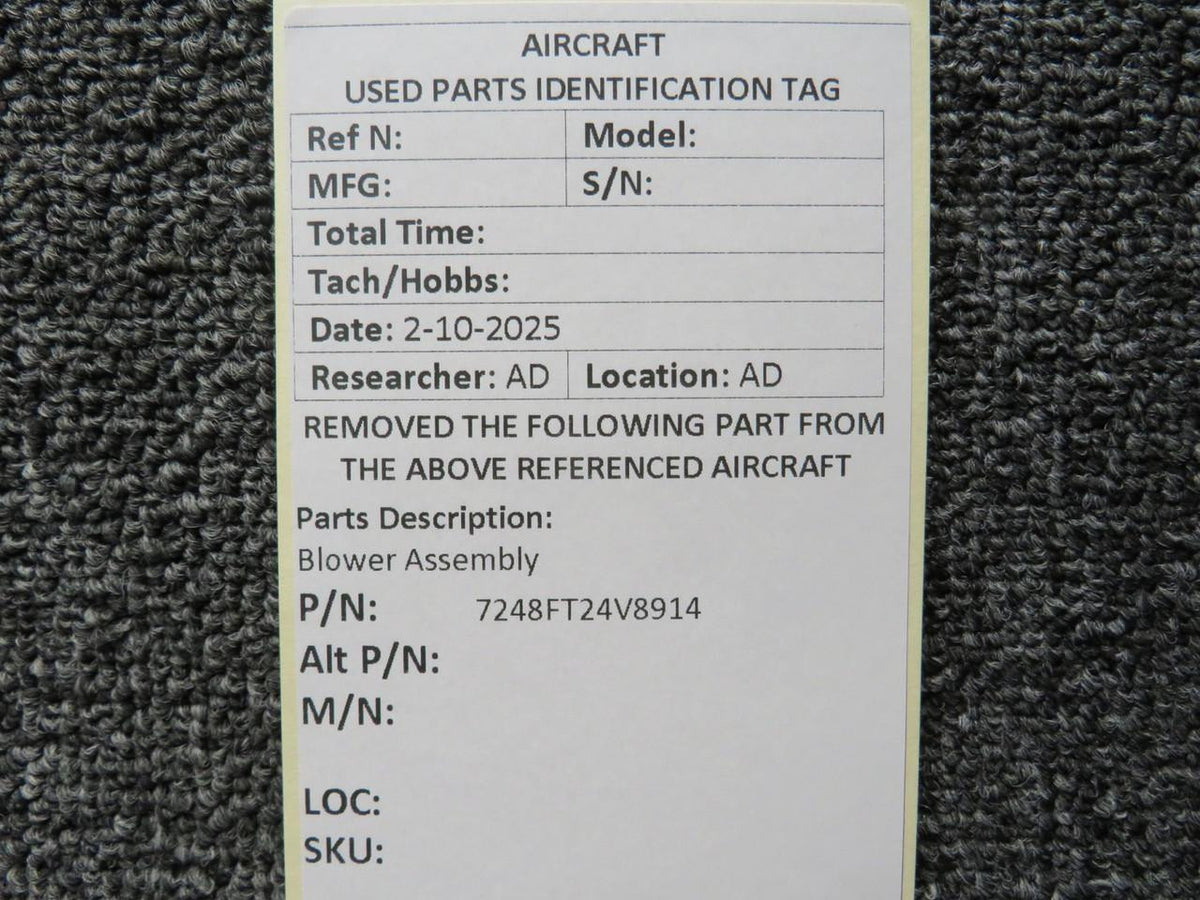 No Brand 7248FT24V8914 Blower Assembly