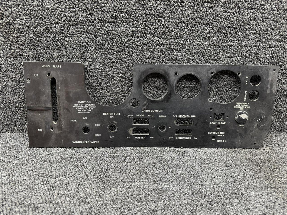 Piper Aircraft Parts 49429-002 Piper PA-31T Electroluminescent Instrument Panel (Volts: 28)