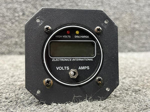 VA-1A-35 Electronics International Voltage Ammeter Indicator with STC & Form 337