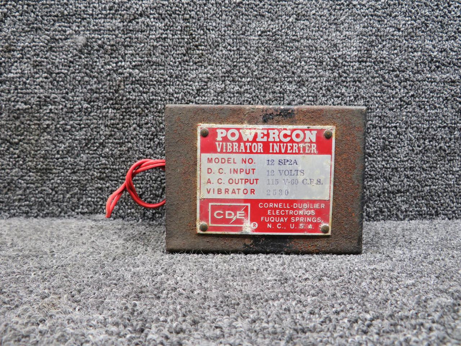 CDE Powercon 12SP2A (Use: EM242) CDE Powercon Vibrator Inverter (Worn)