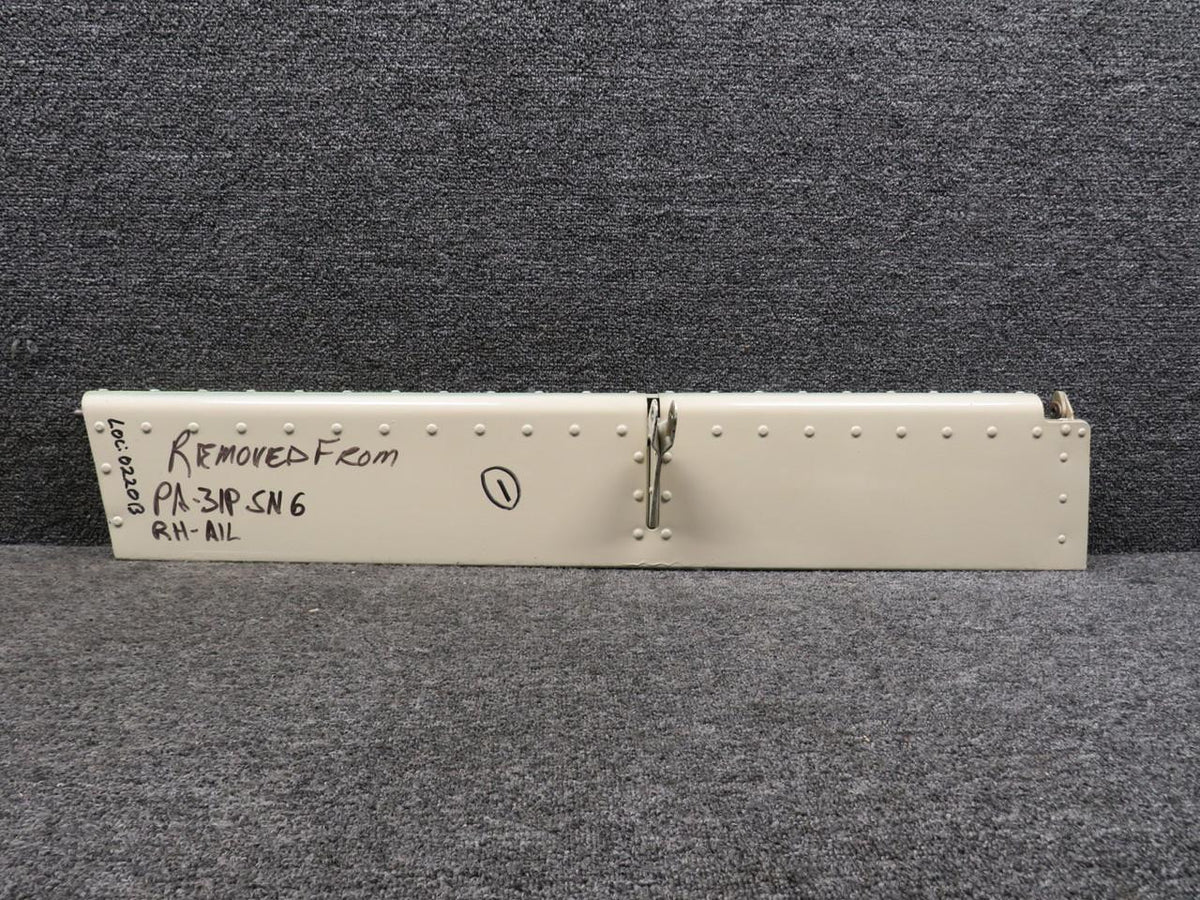 Piper Aircraft 40178-000 Piper PA-31P Aileron Tab Assembly RH (Worn Paint) (Colored)