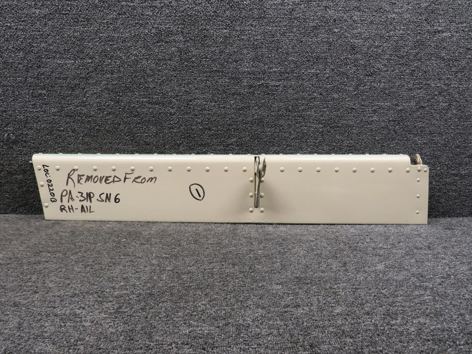 Piper Aircraft 40178-000 Piper PA-31P Aileron Tab Assembly RH (Worn Paint) (Colored)