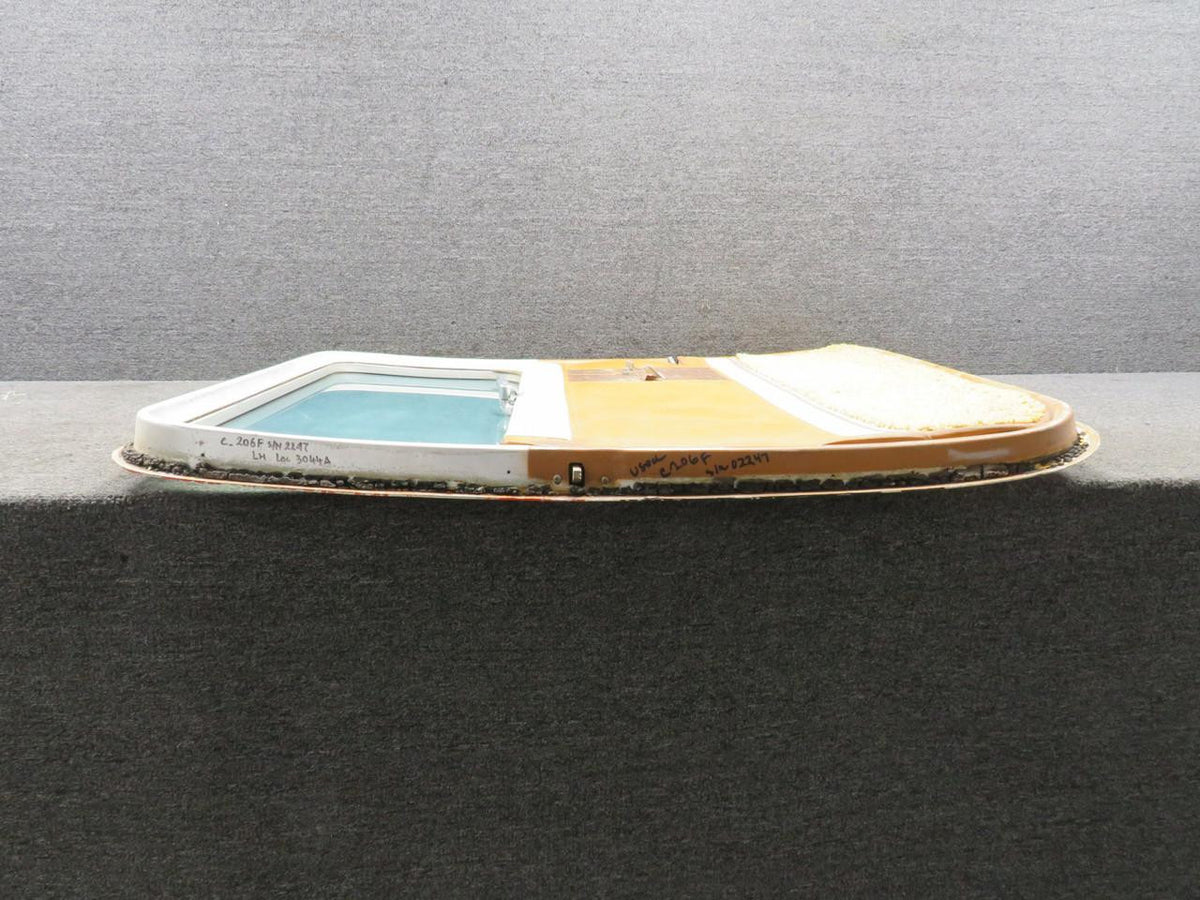 Cessna Aircraft Parts 1217045-203 Cessna 206F Cabin Door Structure Assembly LH (Worn)