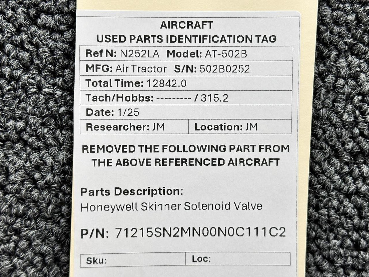 Honeywell 71215SN2MN00N0C111C2 Honeywell Skinner Solenoid Valve
