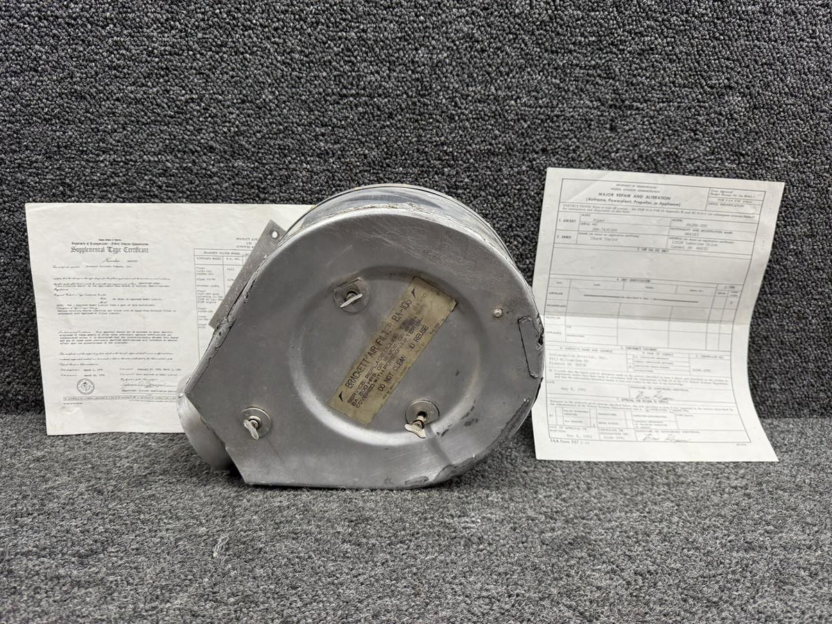 Piper Aircraft Parts 67616-000 Piper PA28R-200 Airbox with Filter Assembly with Form 337 & STC (Worn)