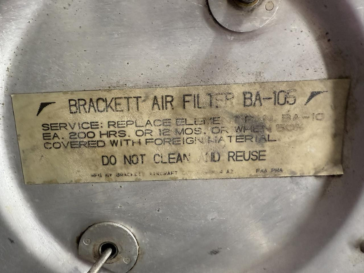 Piper Aircraft Parts 67616-000 Piper PA28R-200 Airbox with Filter Assembly with Form 337 & STC (Worn)