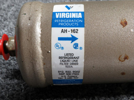 LearJet AH-162 Learjet L-23 Virginia Refrigerant Liquid Line Filter Drier 909A
