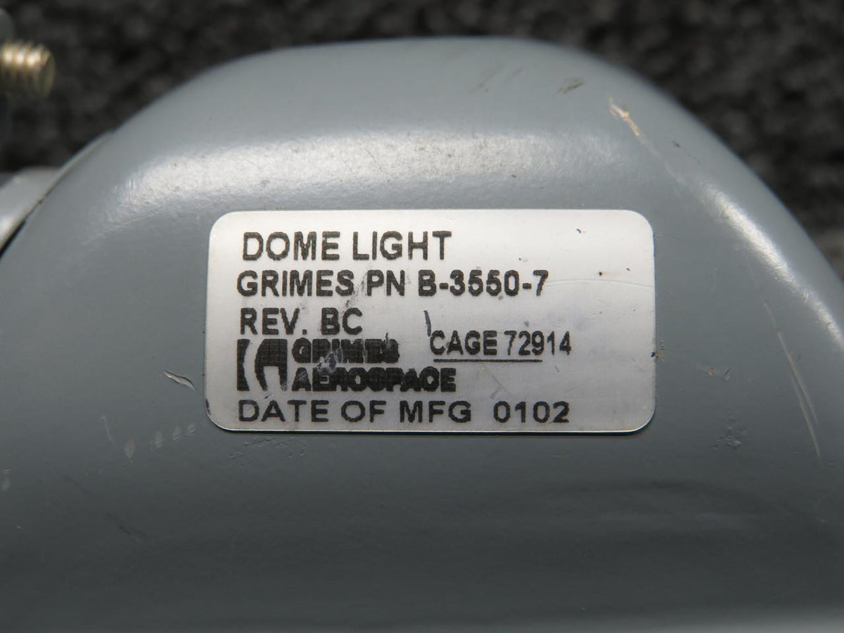 Beechcraft Parts B-3550-7 Beechcraft 1900C Grimes Dome Light Housing