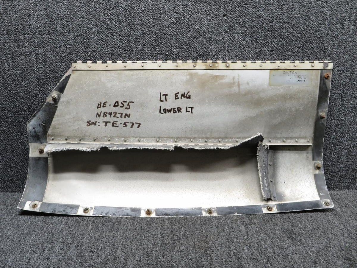 Beechcraft Parts 96-910012-65 Beechcraft D55 Cowl Engine Door Lower Left