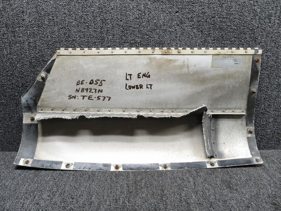 Beechcraft Parts 96-910012-65 Beechcraft D55 Cowl Engine Door Lower Left