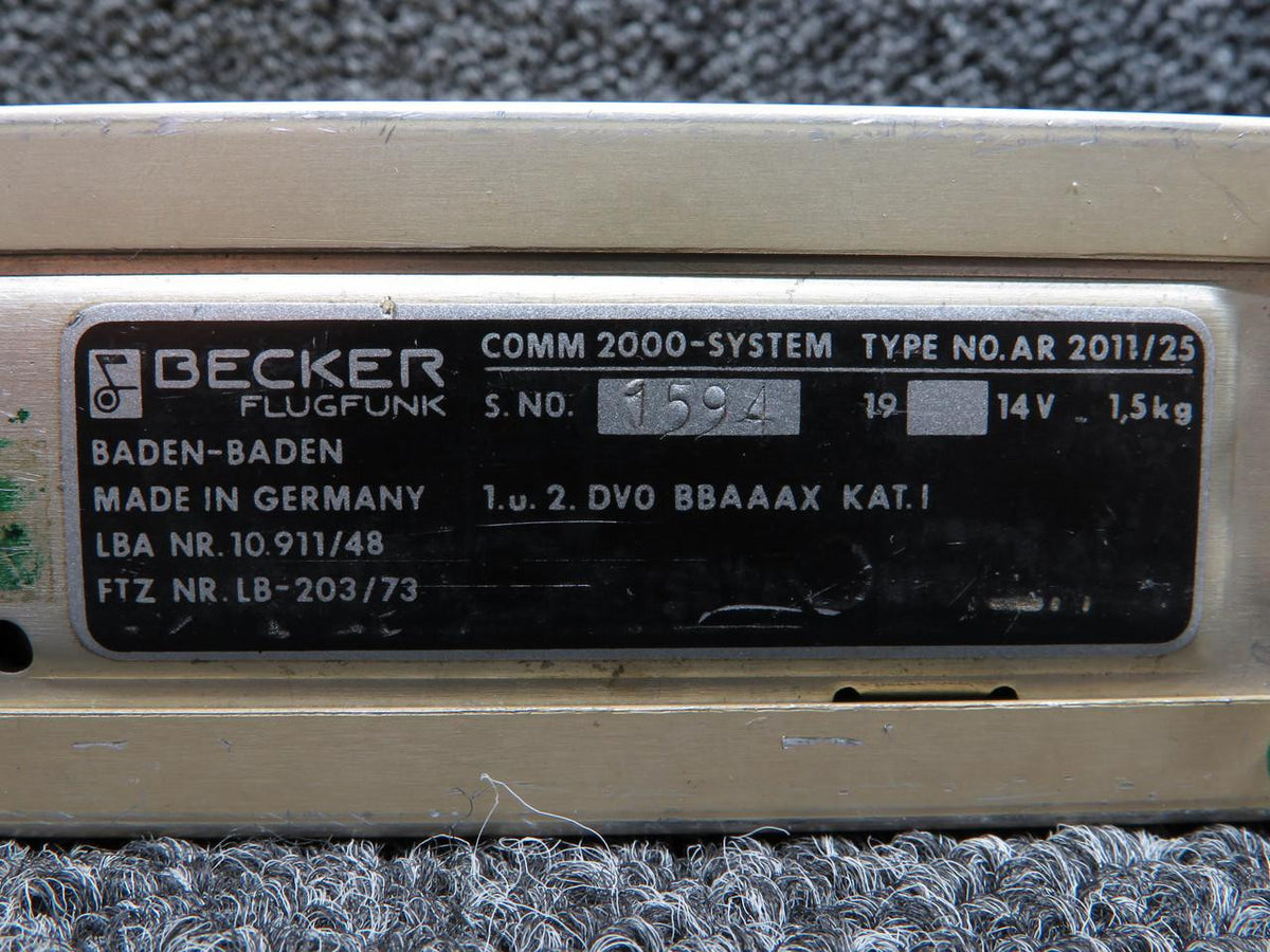 Becker AR2011/25 Becker Comm 2000 Transceiver (Volts:14)