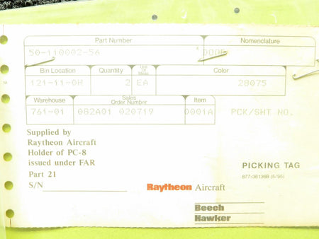 Beechcraft Parts 50-110002-56 Beechcraft KA B100 Inboard Lower Fuel Access Door