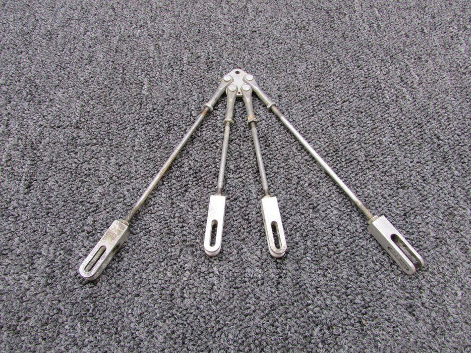 1241030-1, 1241030-2 Cessna 210A Main Gear Lock Rods has Plate, Spring, Mount