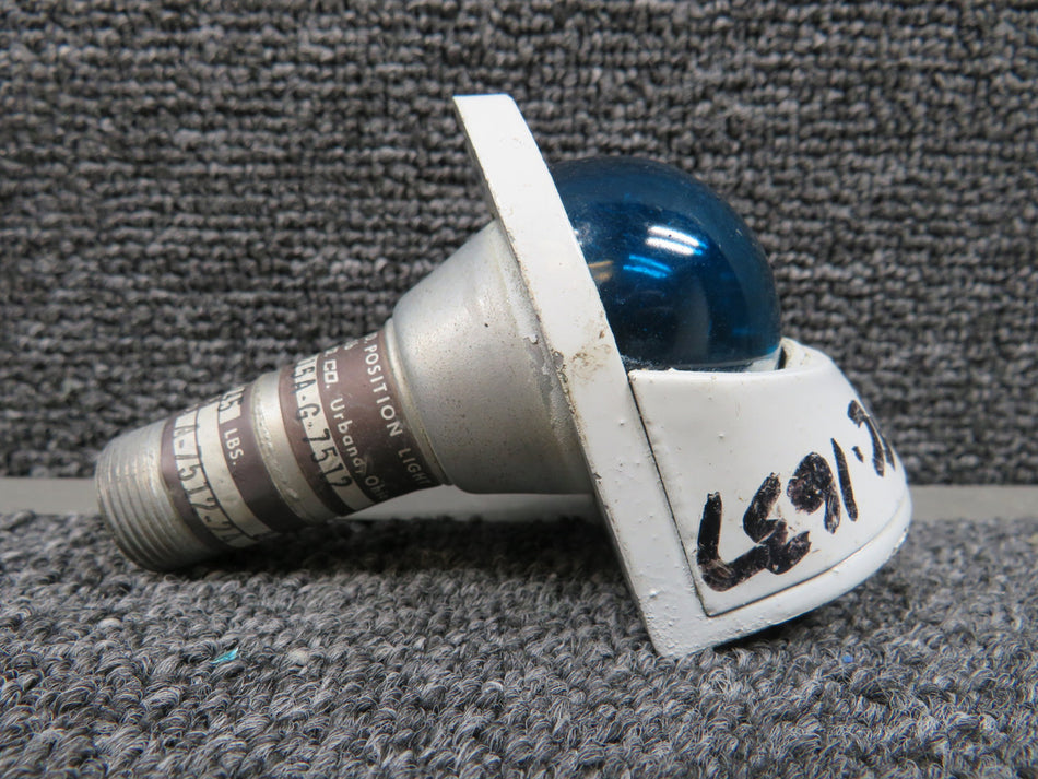 A-1815A-G-7512 Grimes Forward Position Light Assembly (Green) (Worn Paint)