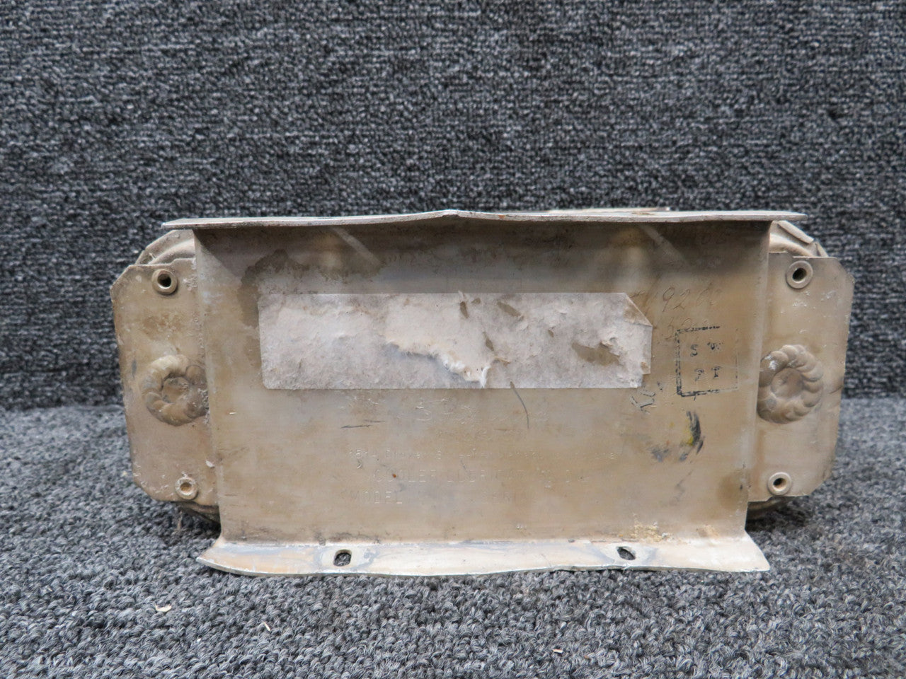 8406E Stewart Warner Oil Cooler Assembly (Bent Mount) – BAS Part Sales