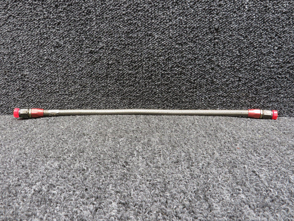 601000-5-0186 Aeroquip Hydraulic Line Braided 17.5” (New Old Stock)