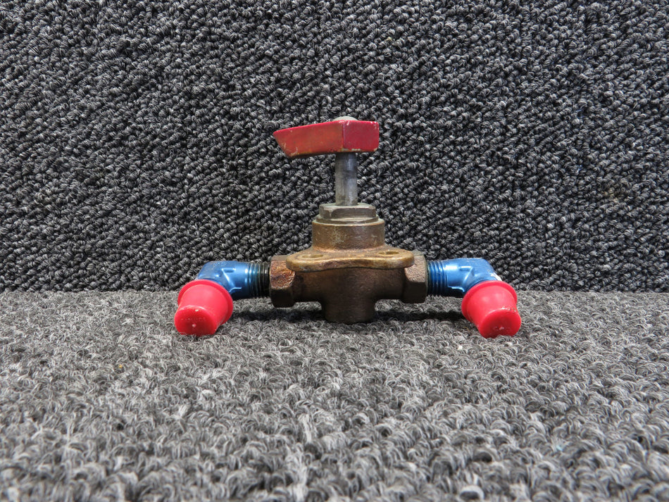 X670401 Grumman Fuel Selector Valve Assembly Red Handle