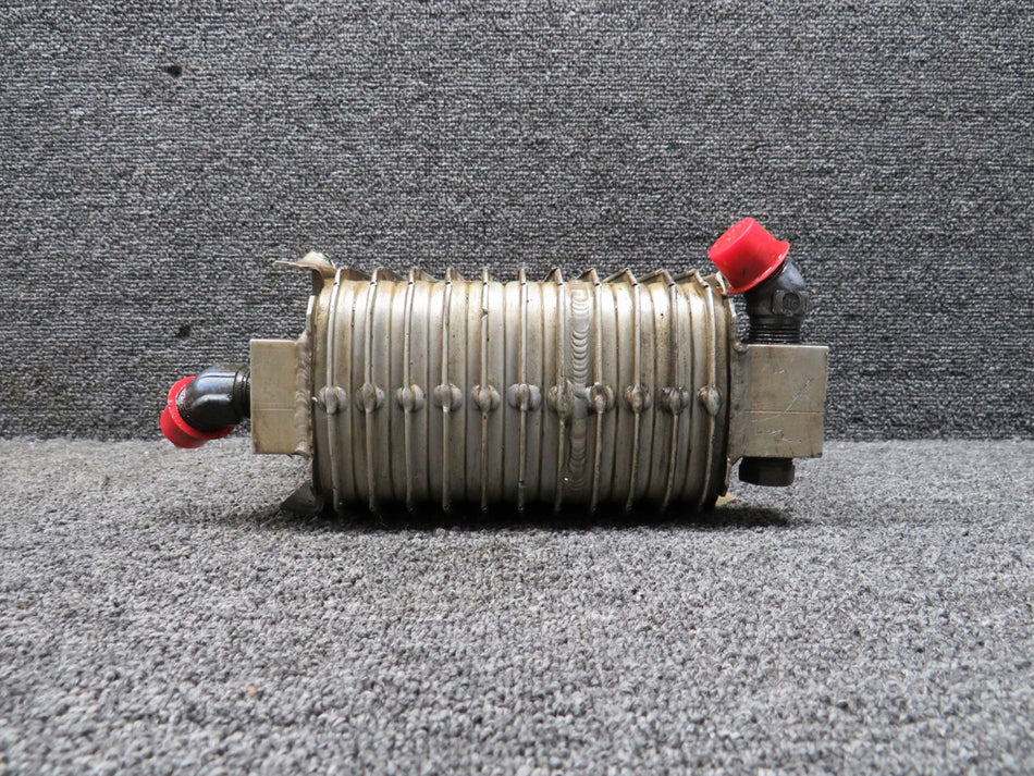 10557A Stewart-Warner Lubricating Oil Cooler (Worn)