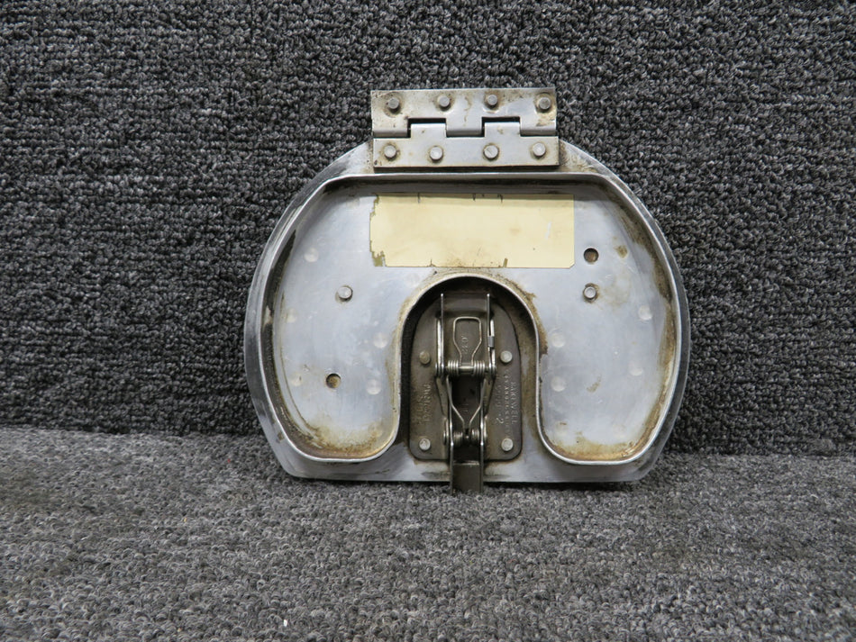 35-910160-50 Beechcraft D35 Oil Level Access Door (Worn)