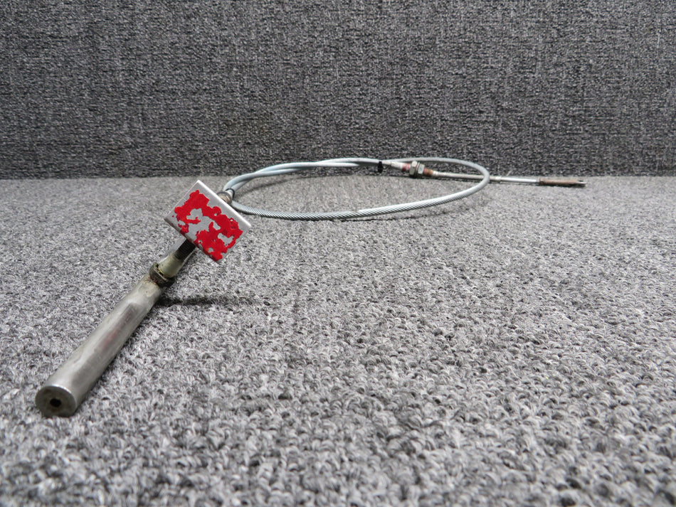 556-201 Piper PA44-180 Fuel Selector Control Cable Assy LH or RH (Length: 54.5”)