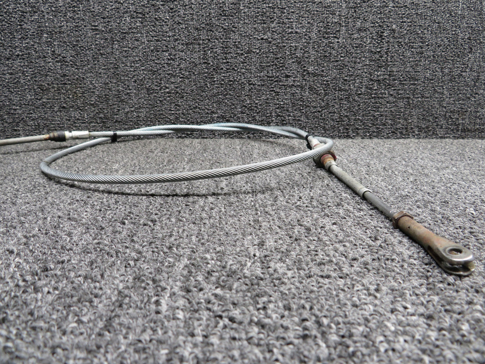 556-201 Piper PA44-180 Fuel Selector Control Cable Assy LH or RH (Length: 54.5”)
