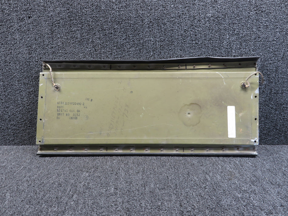 1159P20490-2 Gulfstream G-II Panel Assembly RH Upper (28”x12”x1”)