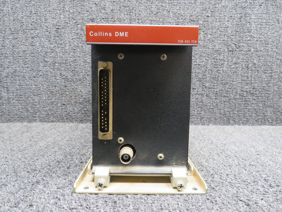 622-3670-001 Collins TCR-451 DME Receiver Unit with Mount and Mods (14-28V)