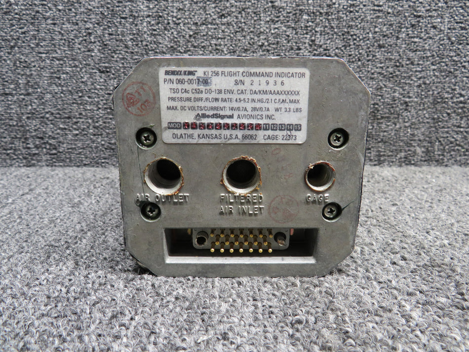 060-0017-00 Bendix King KI-256 Flight Command Gauge with Mods (Volts: 14-28)