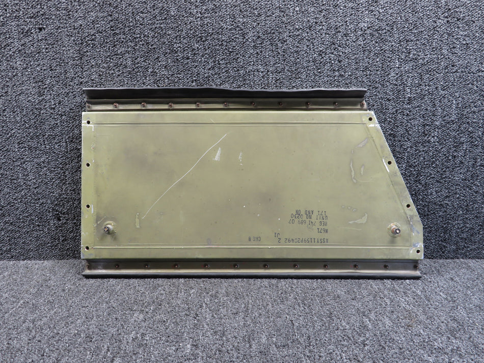 1159P20492-2 Gulfstream G-II Upper Panel Assembly RH (24”x13”x1”)