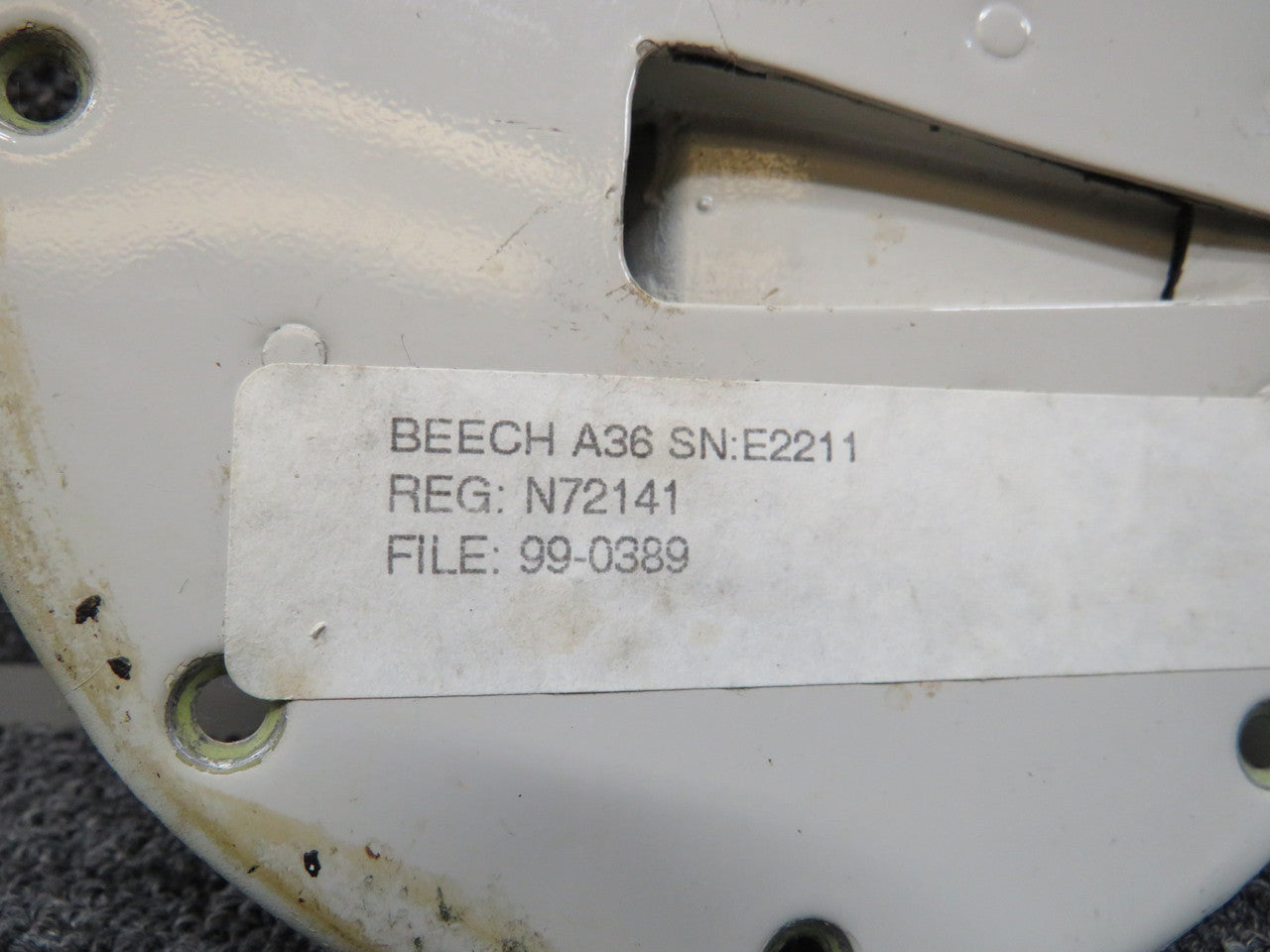 771-2650-2 Beechcraft A36 Vent Assembly RH (Cracked Plastic) – BAS