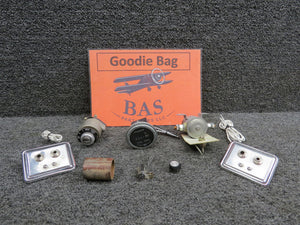 Piper PA28R-200 Goodie Bag with Mic Jacks, Starter, Hobbs Meter, etc.