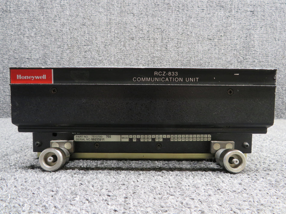 7510700-766 Honeywell RCZ-833 Integrated Communication Unit and Tray and Mods