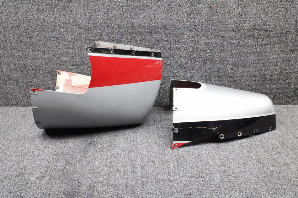 62629-000 Piper PA28-140 Tail Cone Fairing Assy Upper and Lower (Cracked Holes)