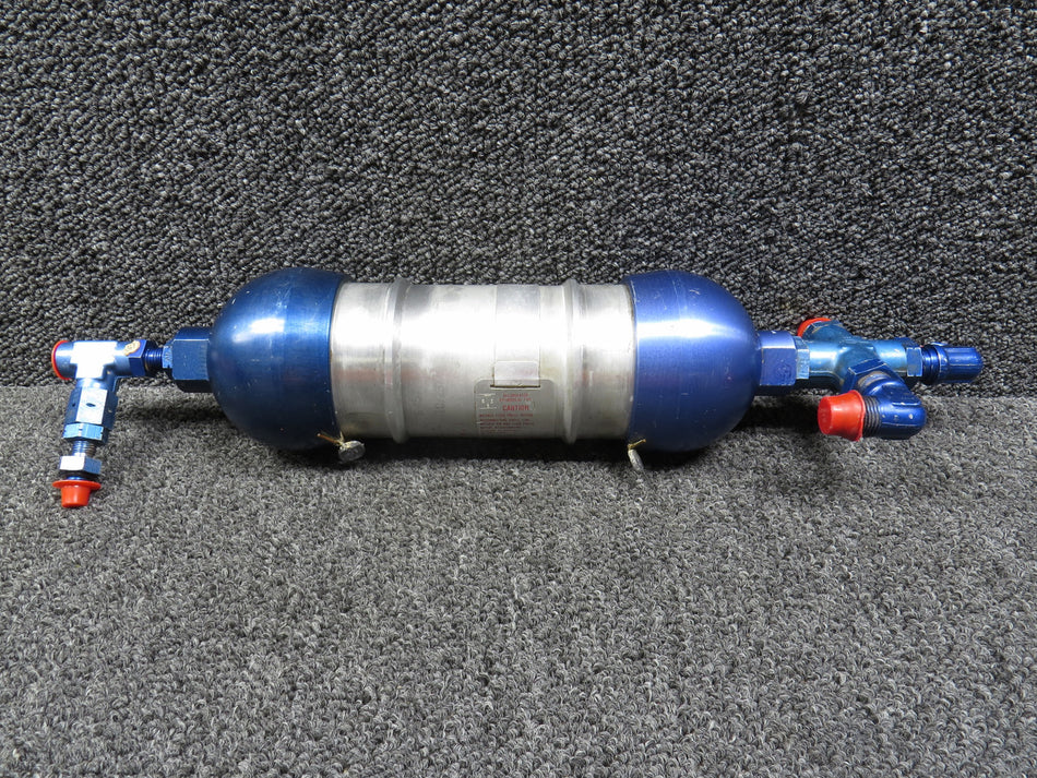 60001-3 (Alt: MS28797-3) Learjet 35 Teledyne Hydraulic Accumulator Assembly