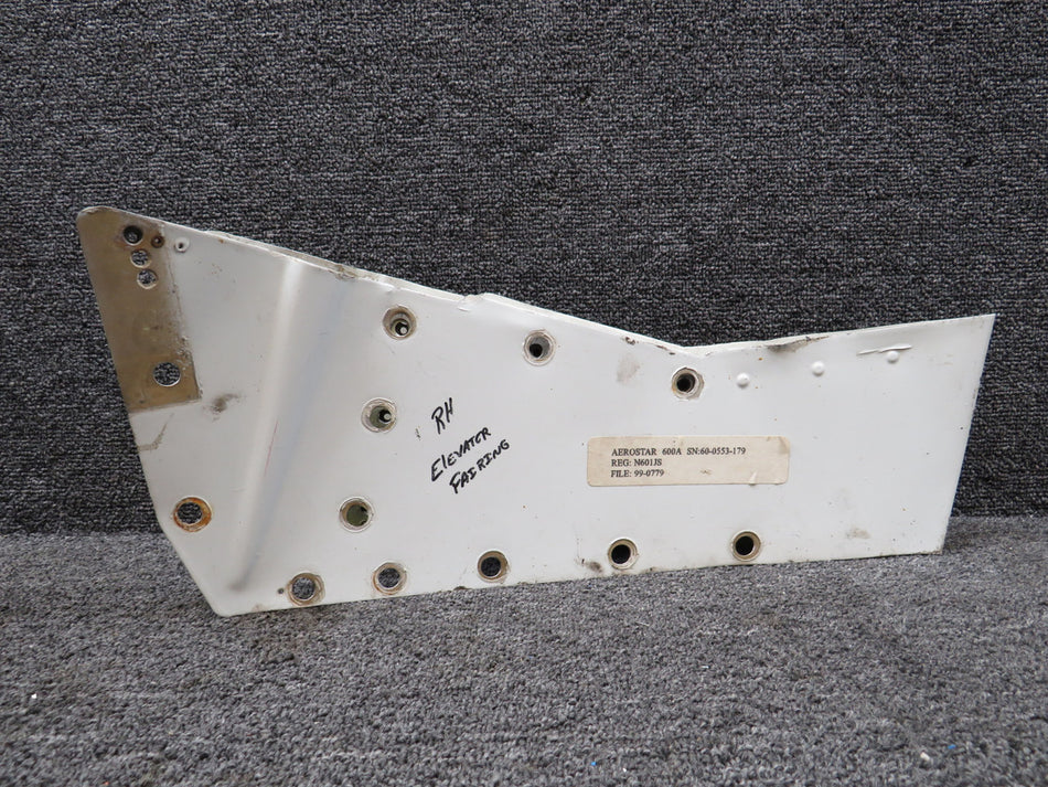 220028-009 Piper Aerostar 600 Elevator Fairing Assembly RH (Bent Edge)