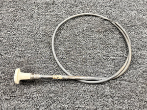 0713302-6 (Use: S1239-19) Cessna 182C Cabin Air Control Cable (Length: 34”)