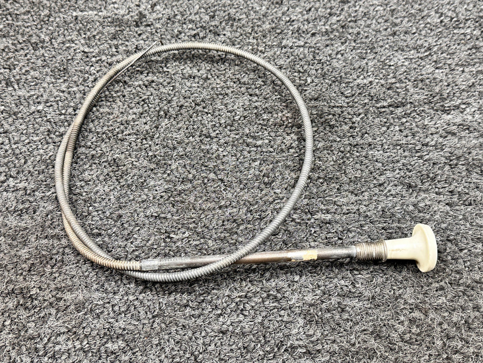 0713302-6 (Use: S1239-19) Cessna 182C Cabin Air Control Cable (Length: 34”)