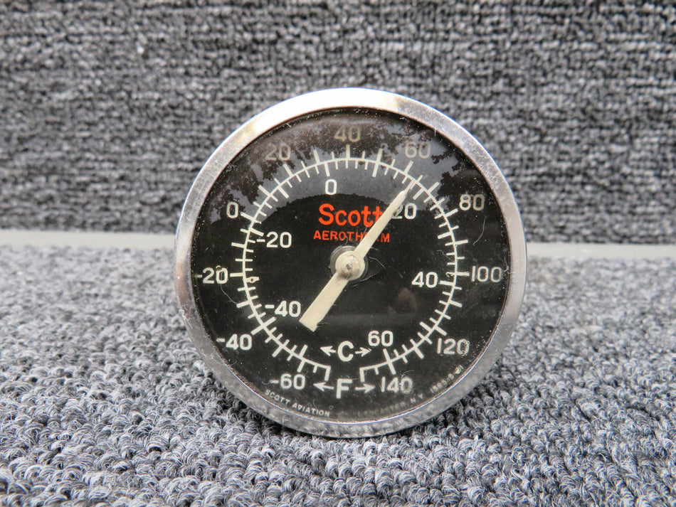 1585-5-41 Scott Aerotherm Outside Air Temperature Gauge (Water Damage) (Core)