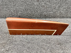 1231001-2 (Use: 0731606-9) Cessna 182C Swept Rudder Tip Cap (Cracked)
