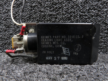 LearJet 10-0115-3 Learjet L-23 Grimes Reading Light Assembly (28V) RH