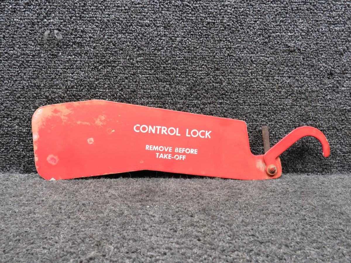 Beechcraft Parts 169-590016-15 Beechcraft A23 Flight Control Lock Assembly (Bent)